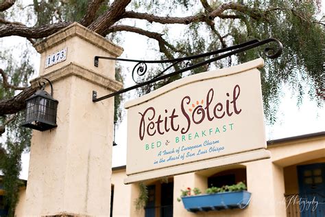 Petit soleil san luis obispo - Petit Soleil - Bed, Breakfast And Bar. 1473 Monterey St, San Luis Obispo , California 93401-2925 USA.